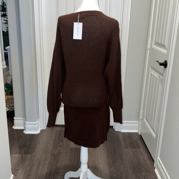 Lovers and Friends Elana Mini Dress in Chocolate - Picture 7 of 8